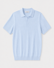 100% cotton knitted polo shirt